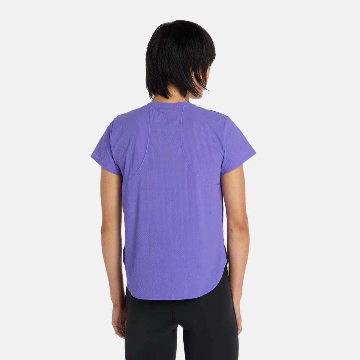 T-shirt de Running de Mulher Race Day Ultra Light Printed Lilás/Multicolor-3