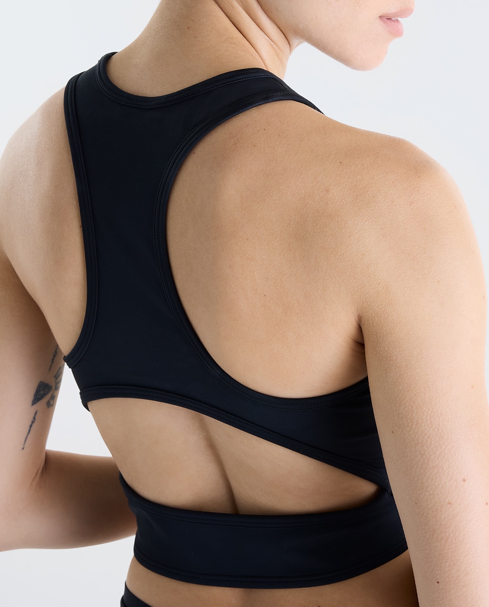 Top de Running de Mulher Fast Days Fitted Preto-4