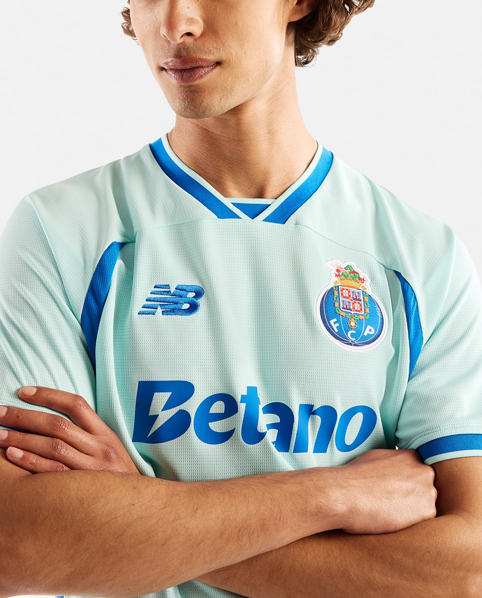 T-shirt Réplica de Homem 3.º Equipamento FCP 2026/2027 Azul-2