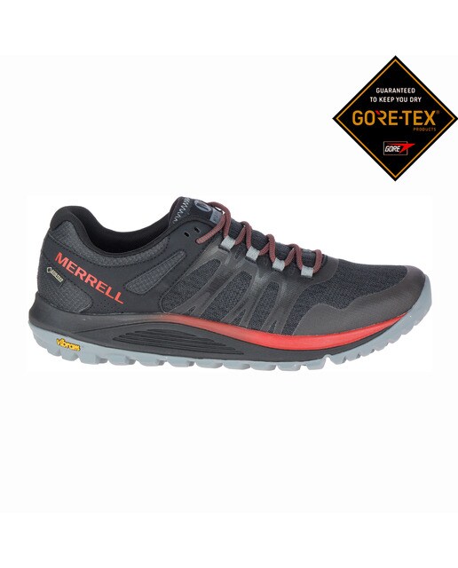 Zapatillas de trail running de hombre Nova Gore-Tex Merrell - Negro Negro-1
