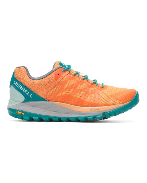 Zapatillas de trail running de mujer Antora 2 Merrell - Naranja / Verde Naranja / Verde-1