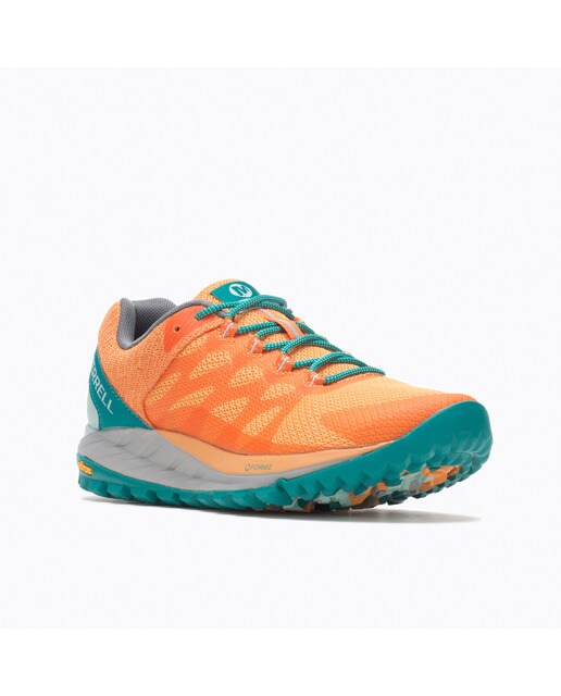 Zapatillas de trail running de mujer Antora 2 Merrell - Naranja / Verde Naranja / Verde-6