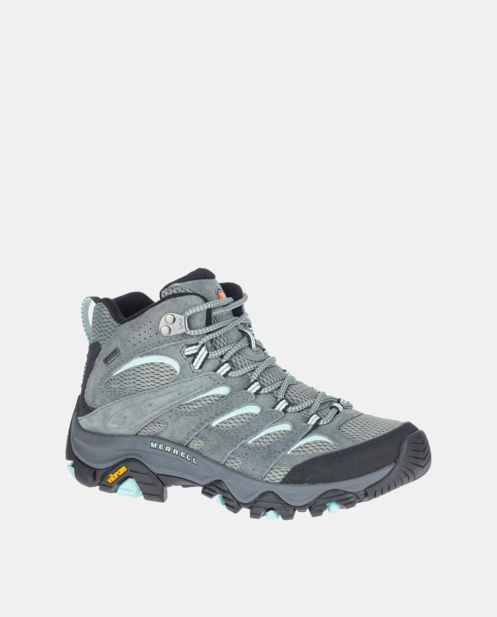 Botas de montaña de mujer Moab 3 Mid GTX Merrell - Azul / Gris Azul / Gris-3