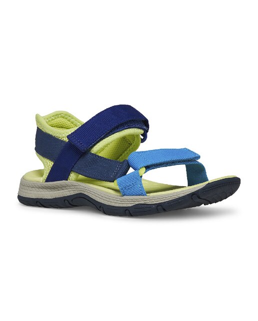 Sandalias de montaña de niños Kahuna Web Merrell - Amarillo / Azul Amarillo / Azul-2