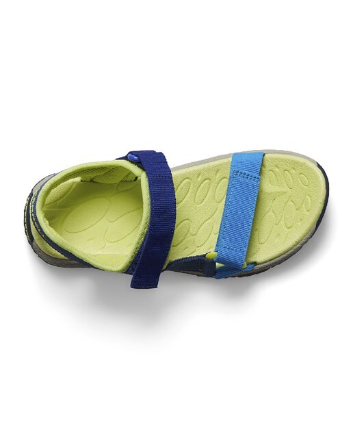 Sandalias de montaña de niños Kahuna Web Merrell - Amarillo / Azul Amarillo / Azul-3