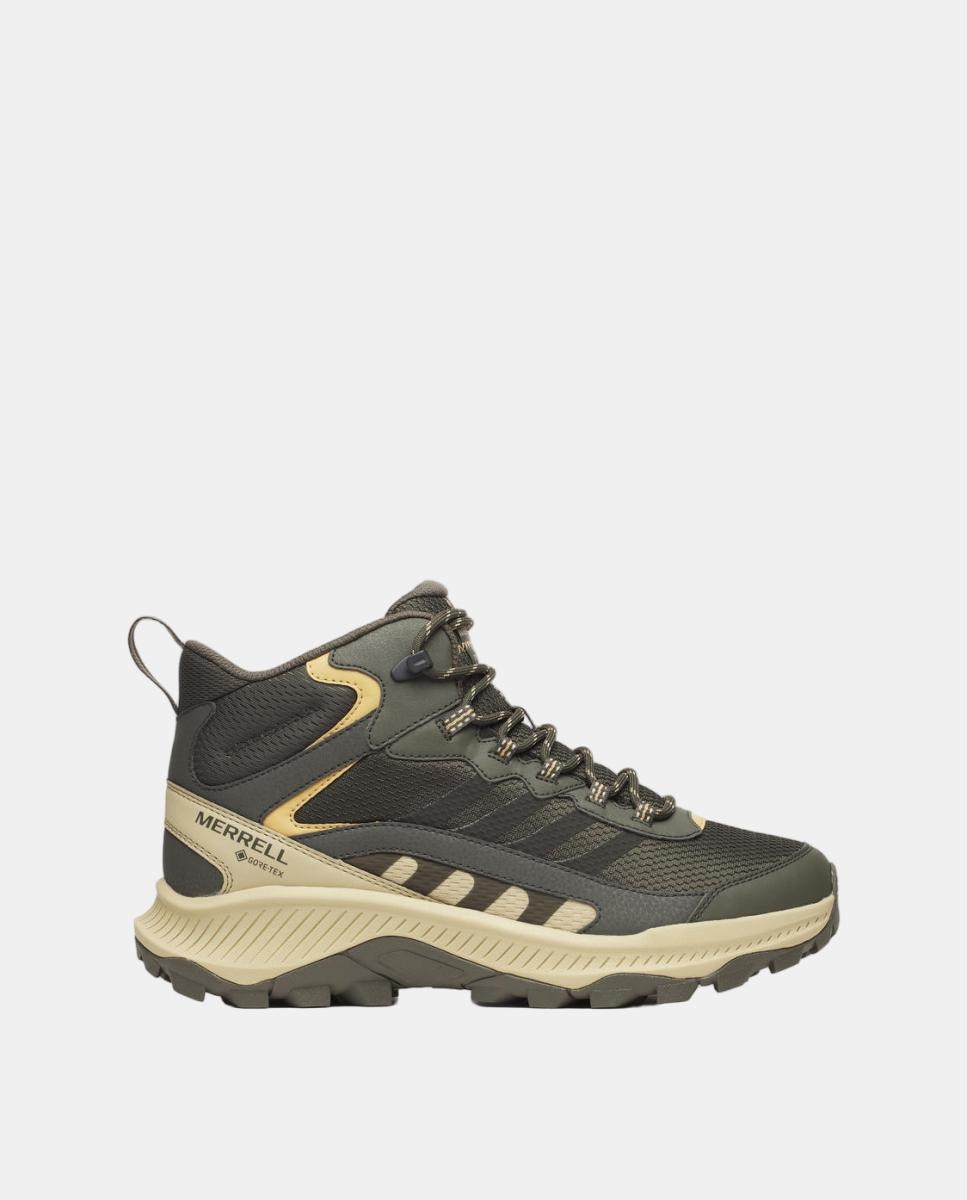 Merrell Botas de montaña de hombre SPEED STRIKE 2 GTX MID Gris / Amarillo