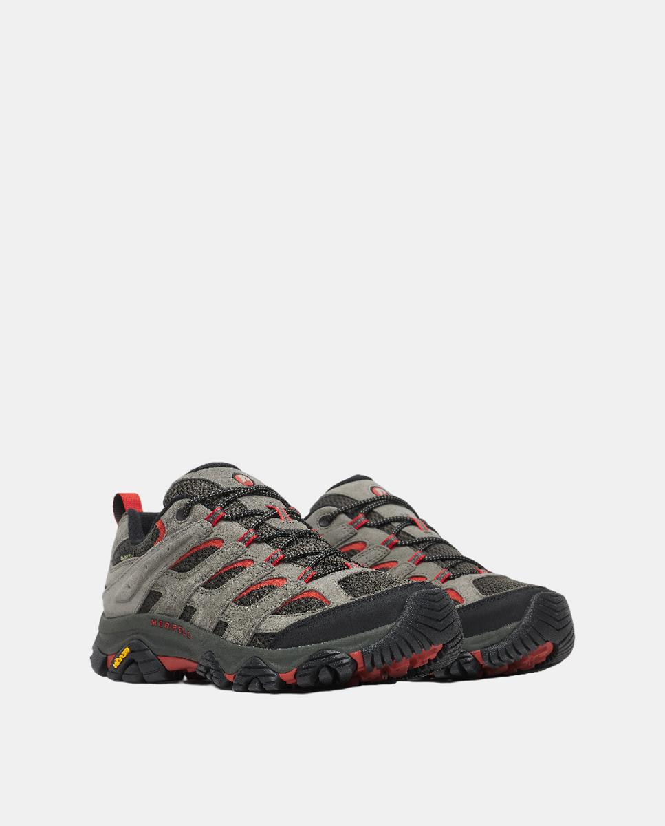 Zapatillas de montaña de hombre MOAB 3 GTX Merrell - Gris / Rojo Gris / Rojo-4