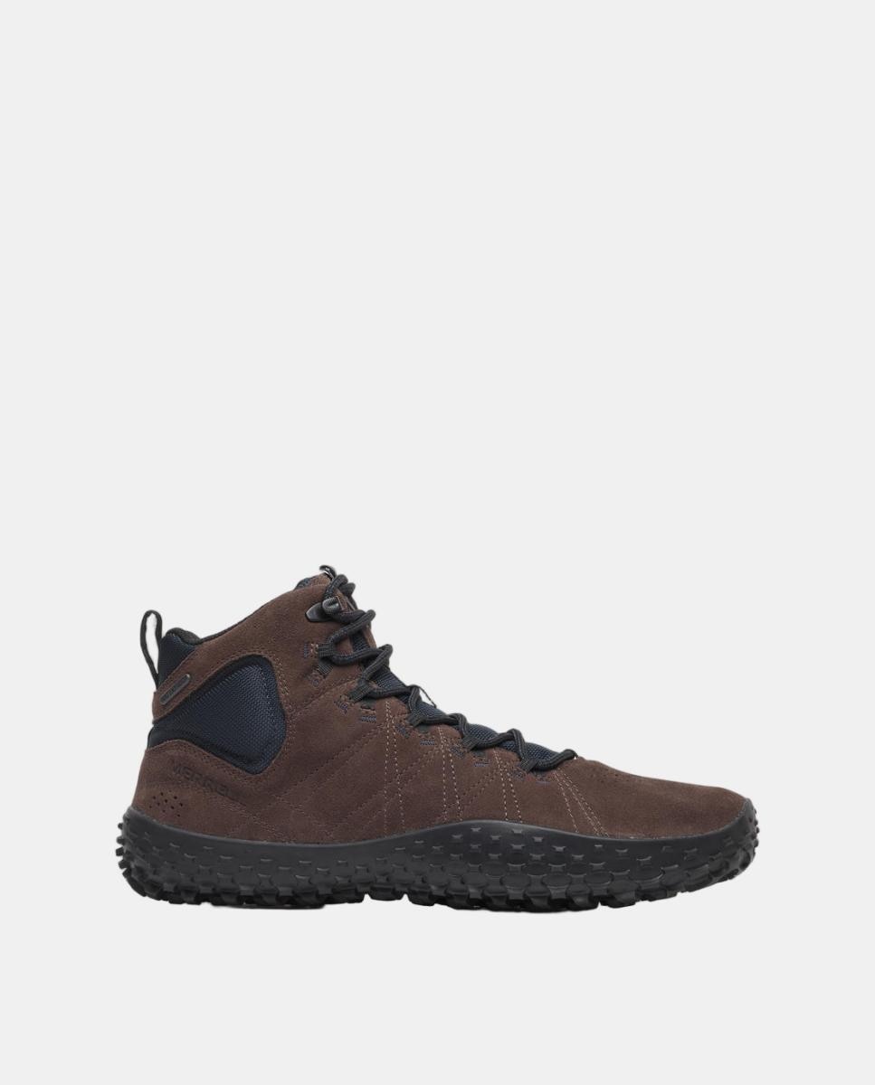 Imagen 1 de Botas de barefoot de hombre WRAPT MID WP Merrell - Marrón oscuro Marrón oscuro