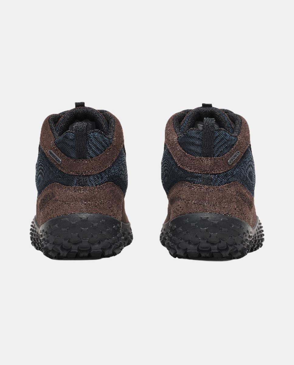 Imagen 2 de Botas de barefoot de hombre WRAPT MID WP Merrell - Marrón oscuro Marrón oscuro