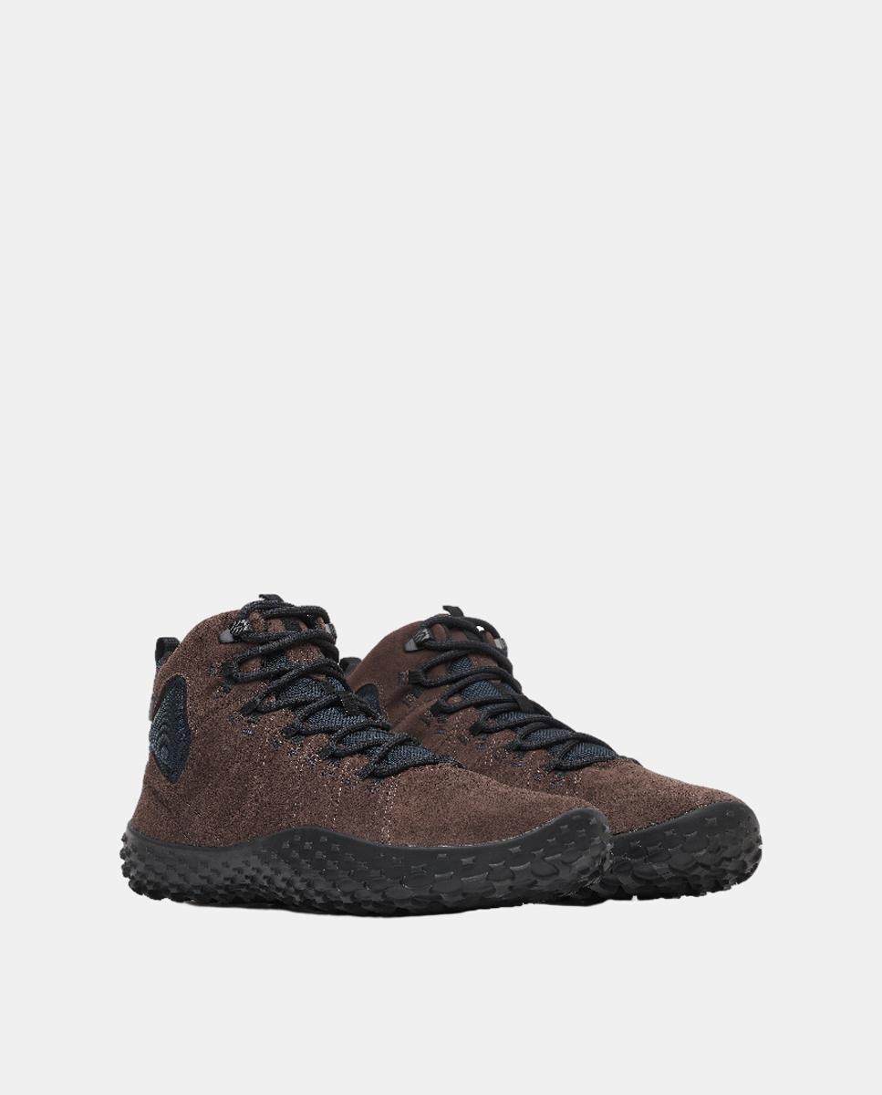 Imagen 4 de Botas de barefoot de hombre WRAPT MID WP Merrell - Marrón oscuro Marrón oscuro