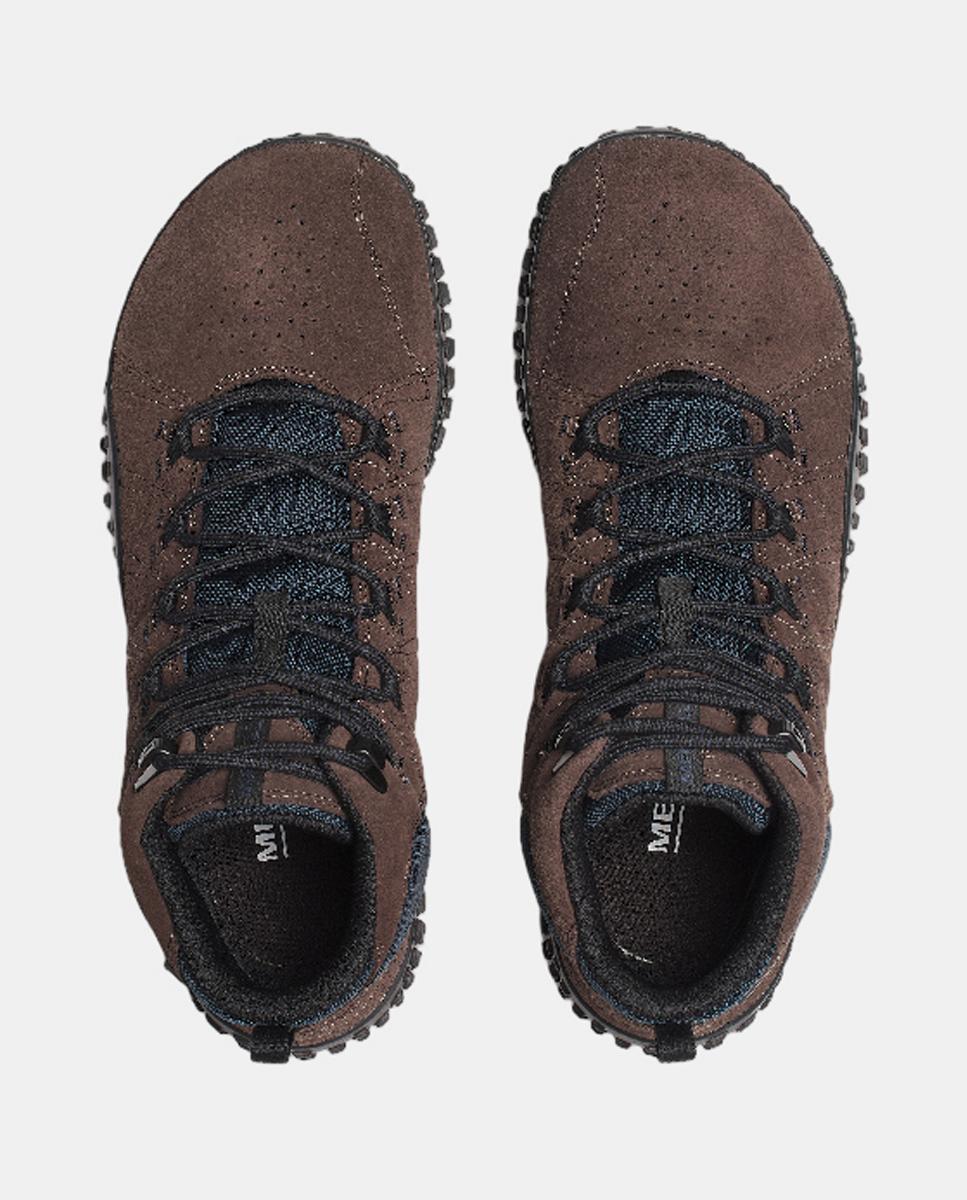 Imagen 5 de Botas de barefoot de hombre WRAPT MID WP Merrell - Marrón oscuro Marrón oscuro
