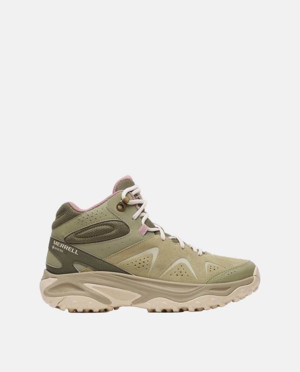 Merrell Botas de montaña de mujer YOKOTA 3 MID GTX Verde / Rosa
