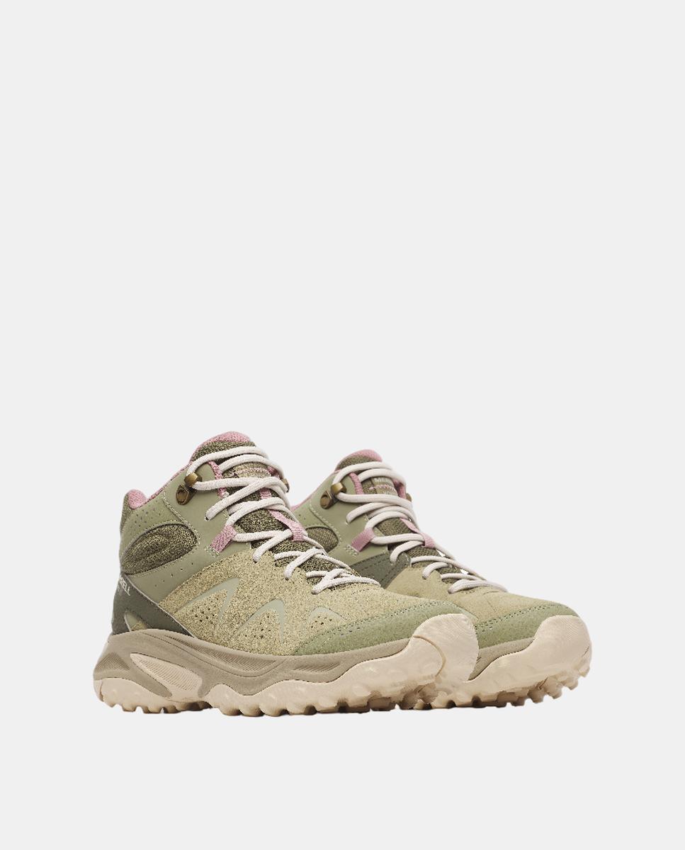 Imagen 4 de Botas de montaña de mujer YOKOTA 3 MID GTX Merrell - Verde / Rosa Verde / Rosa
