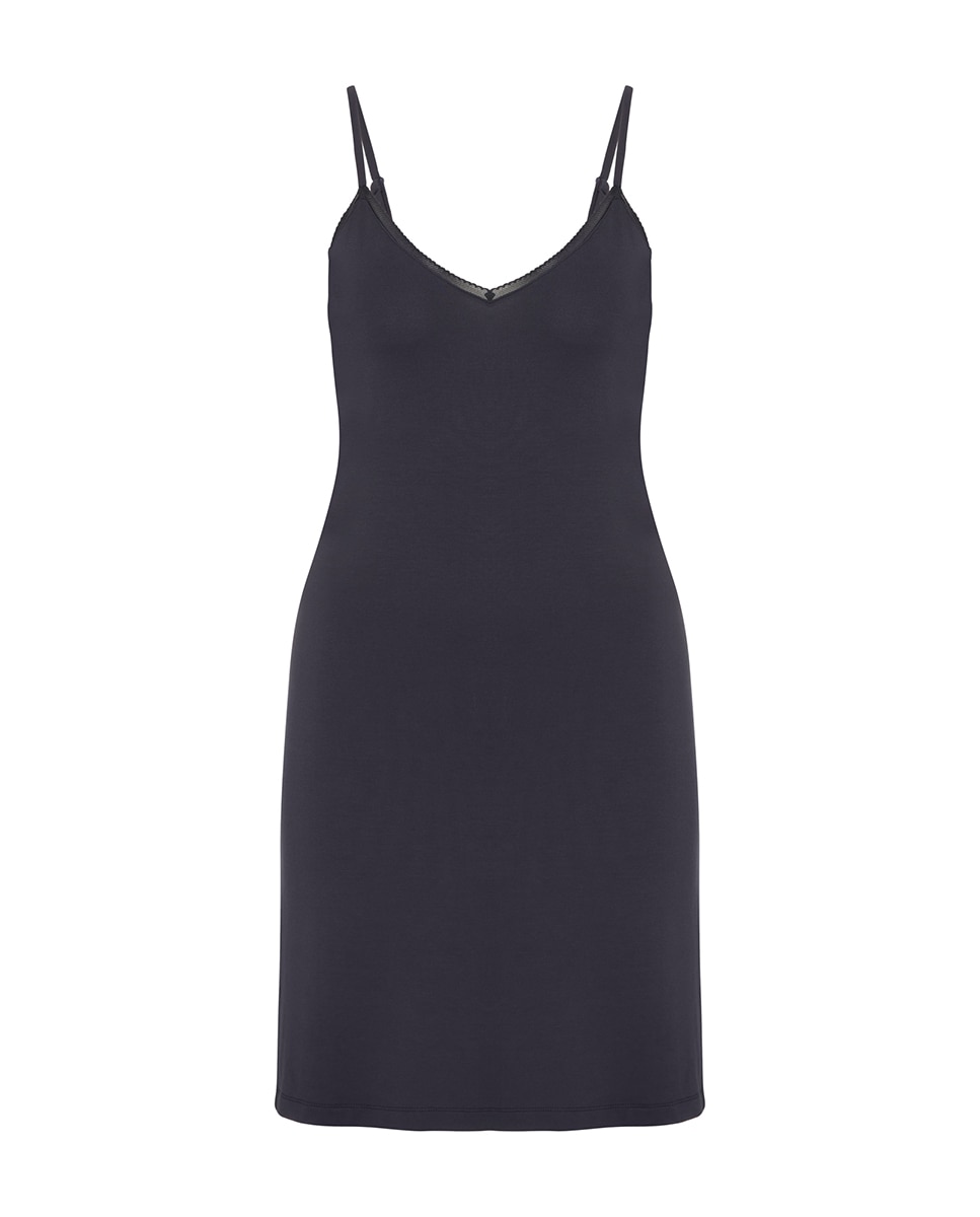 Camisa de Dormir de Malha Ecológica Azul-4