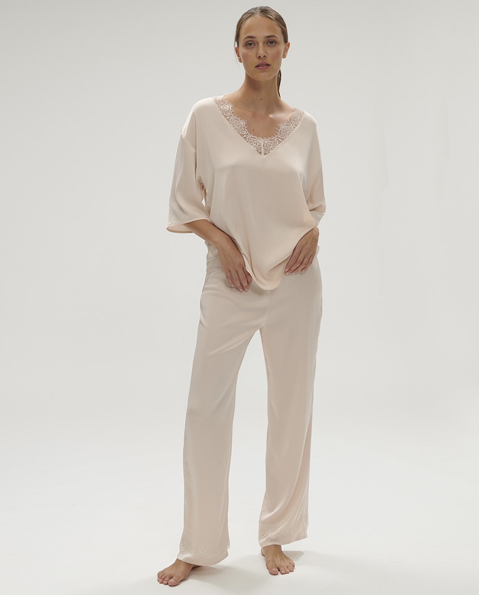 Calças Loungewear Rosa-1