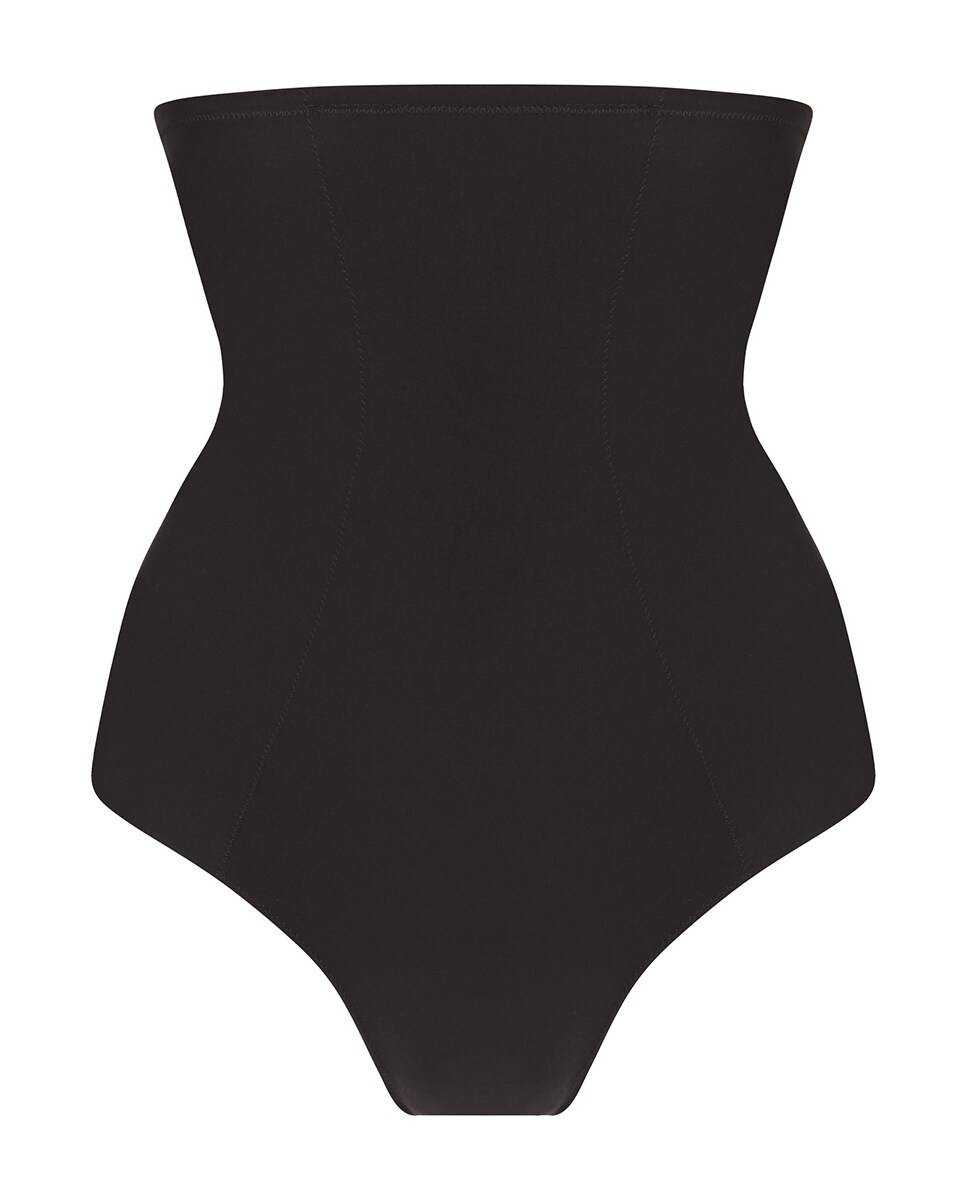 Cueca de Cintura Subida Retro Preto-4