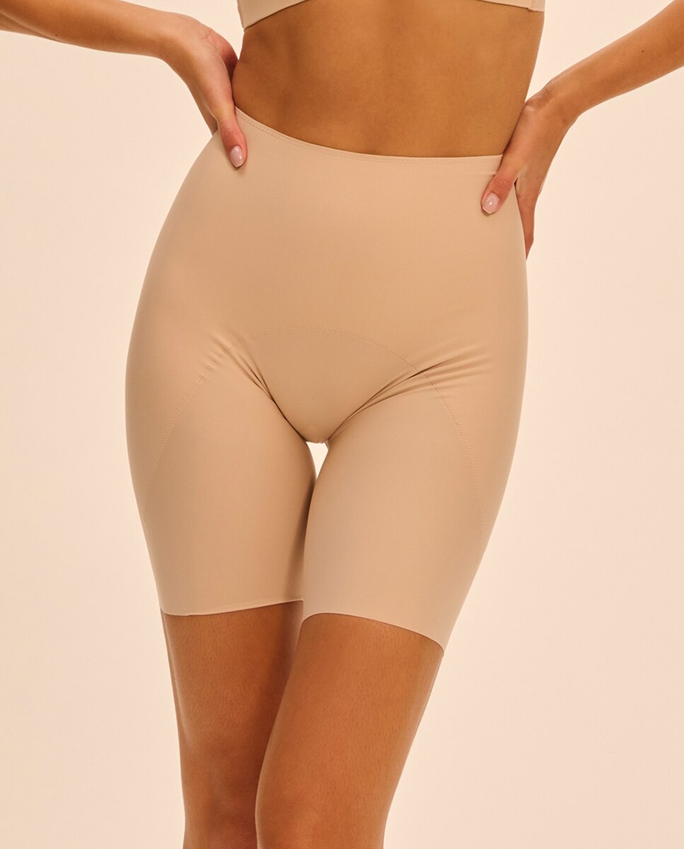 Cueca Tipo Bermuda Adelgaçante Moldadora Nude-1