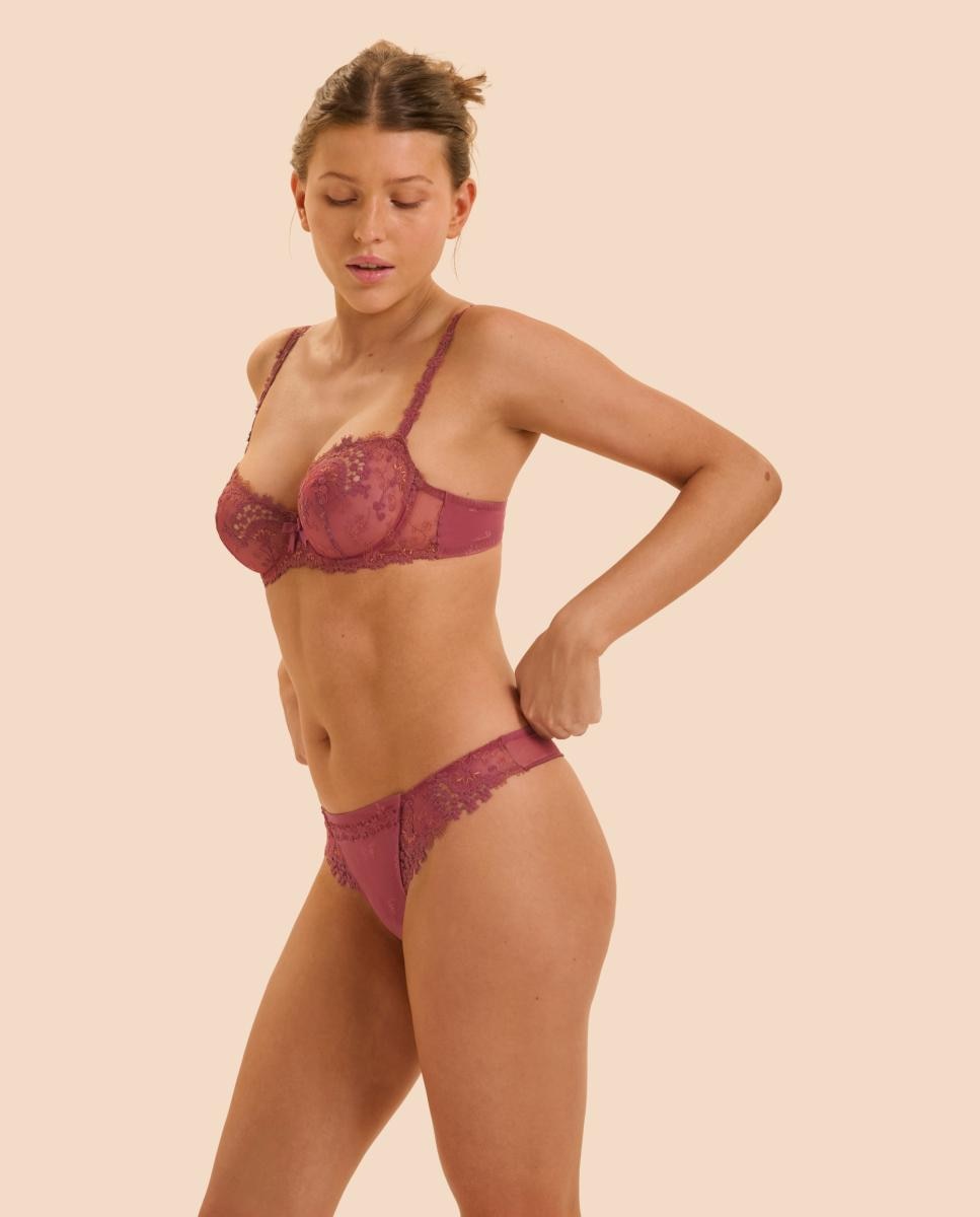 Tanga azul Rosa-4