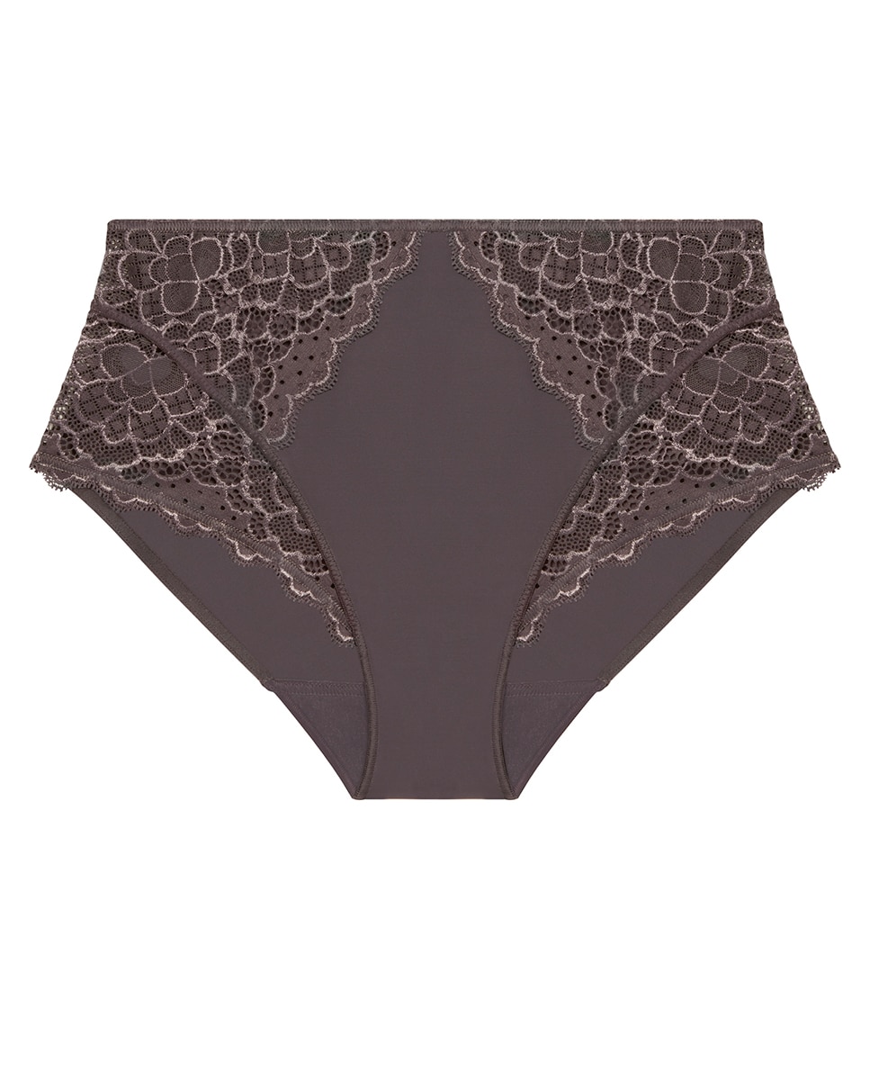 Cueca de Cintura Subida Wish Cinzento-escuro-6