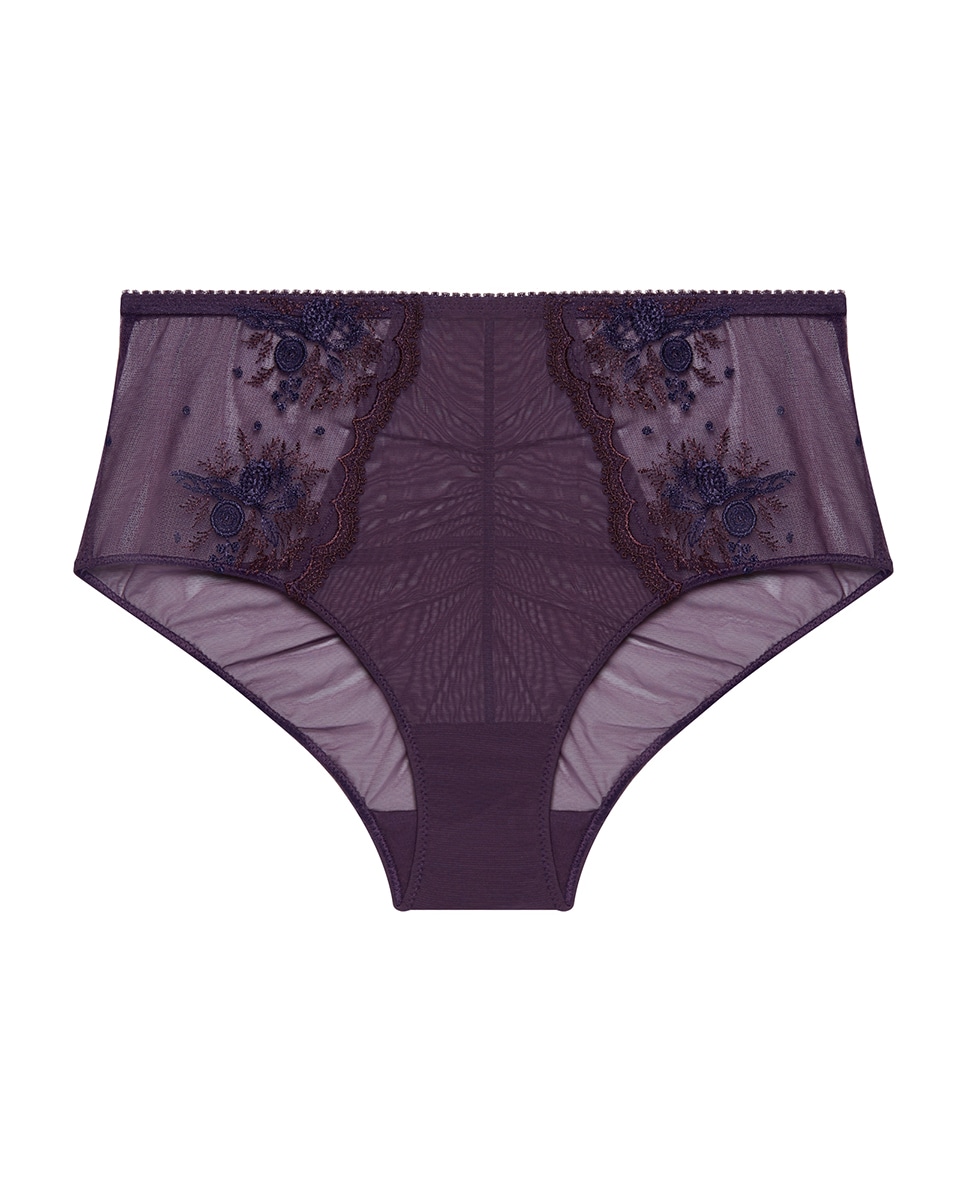 Cueca de cintura subida Roxo-6