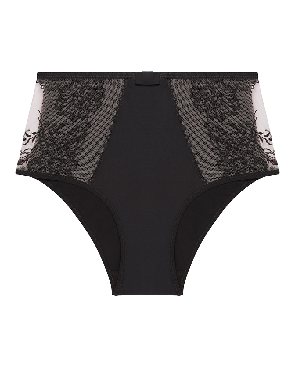 Cueca de Cintura Subida Preto-6