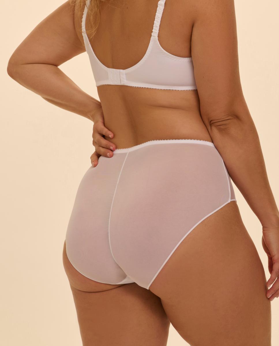 Cueca de cintura subida Branco-5