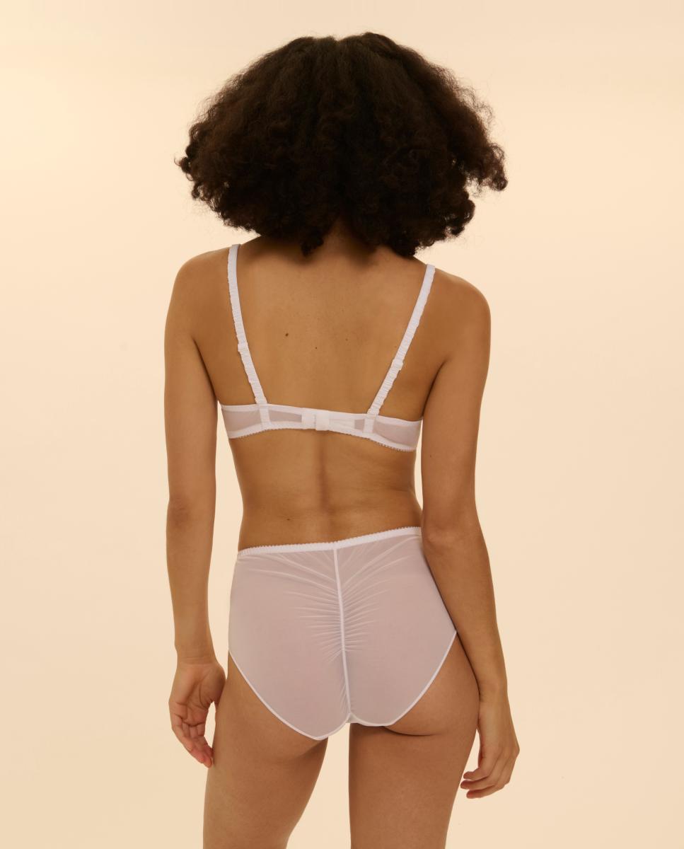 Cueca de cintura subida Branco-6