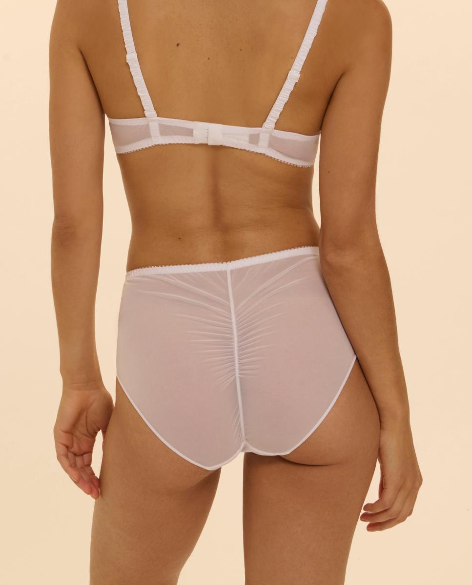 Cueca de cintura subida Branco-9