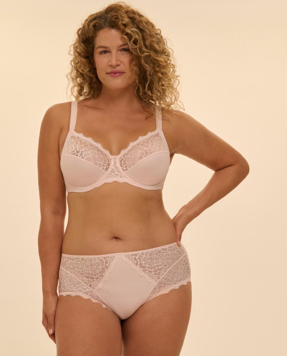 Cueca de Cintura Subida Wish Rosa-10