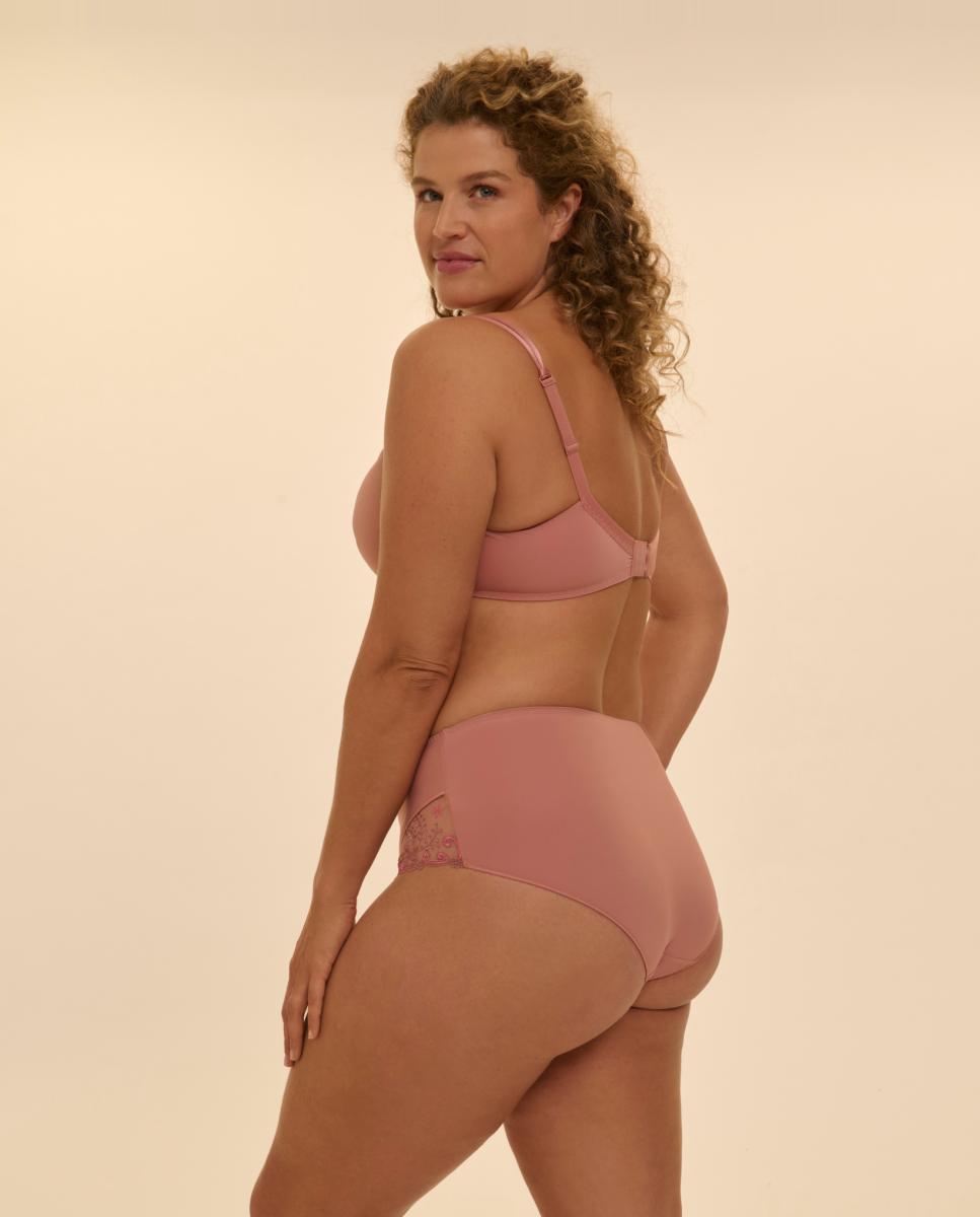 Cueca de cintura subida Rosa-3