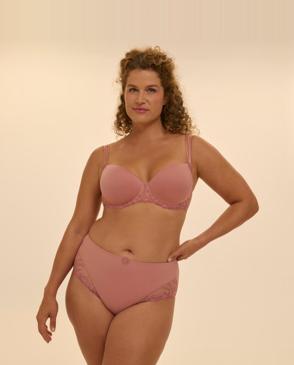 Cueca de cintura subida Rosa-4