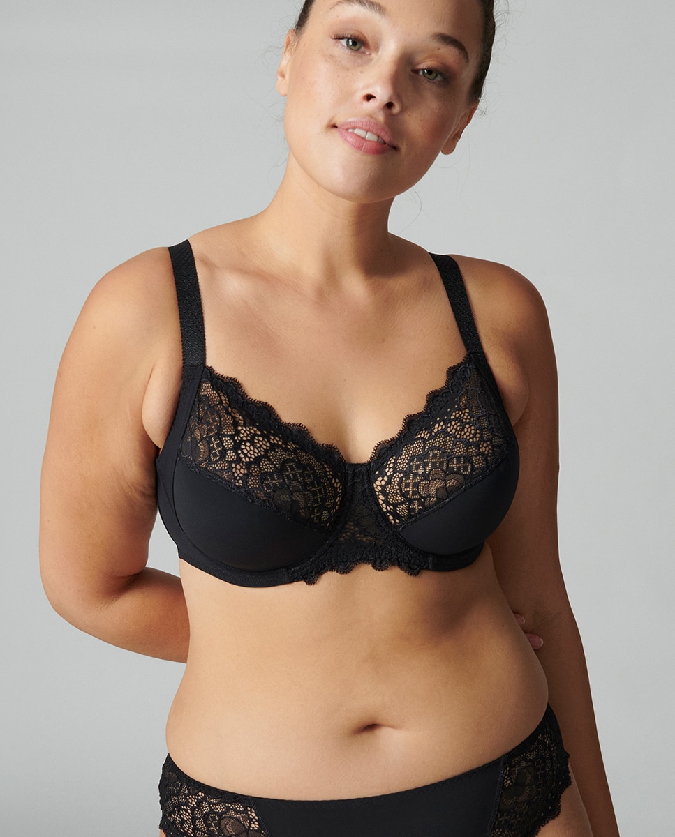 Sujetador de mujer Simone Pérèle de gran capacidad con aro - Negro Negro-1