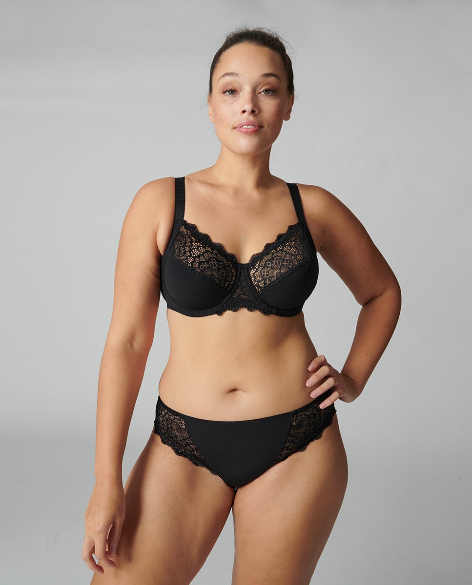 Sujetador de mujer Simone Pérèle de gran capacidad con aro - Negro Negro-3