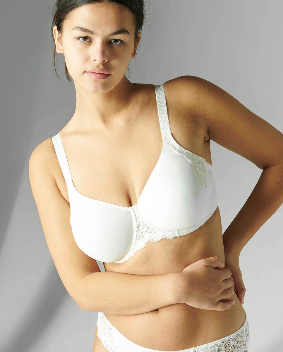 Sujetador de mujer Simone Pérèle de capacidad reductor - Blanco Blanco-3