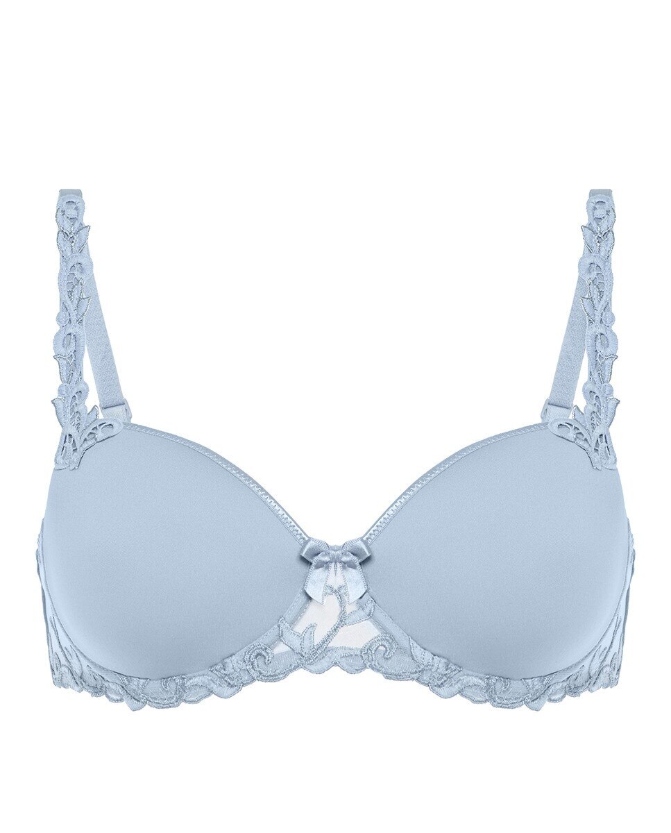 Soutien de mulher Simone Pérèle balconette com push-up Azul-claro-4