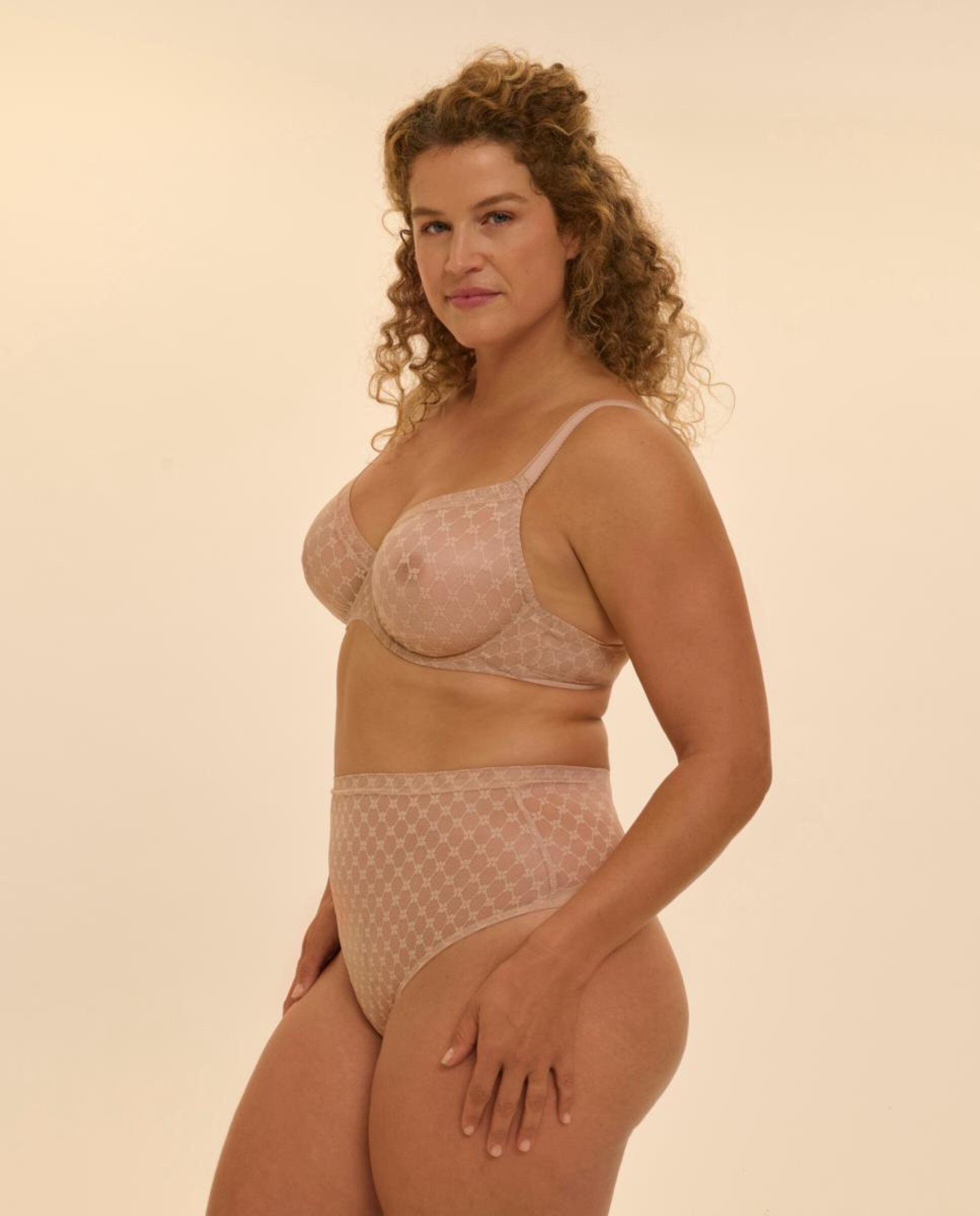 Sujetador moldeador con aro de escote profundo - Simone Pérèle - Beige Beige-5