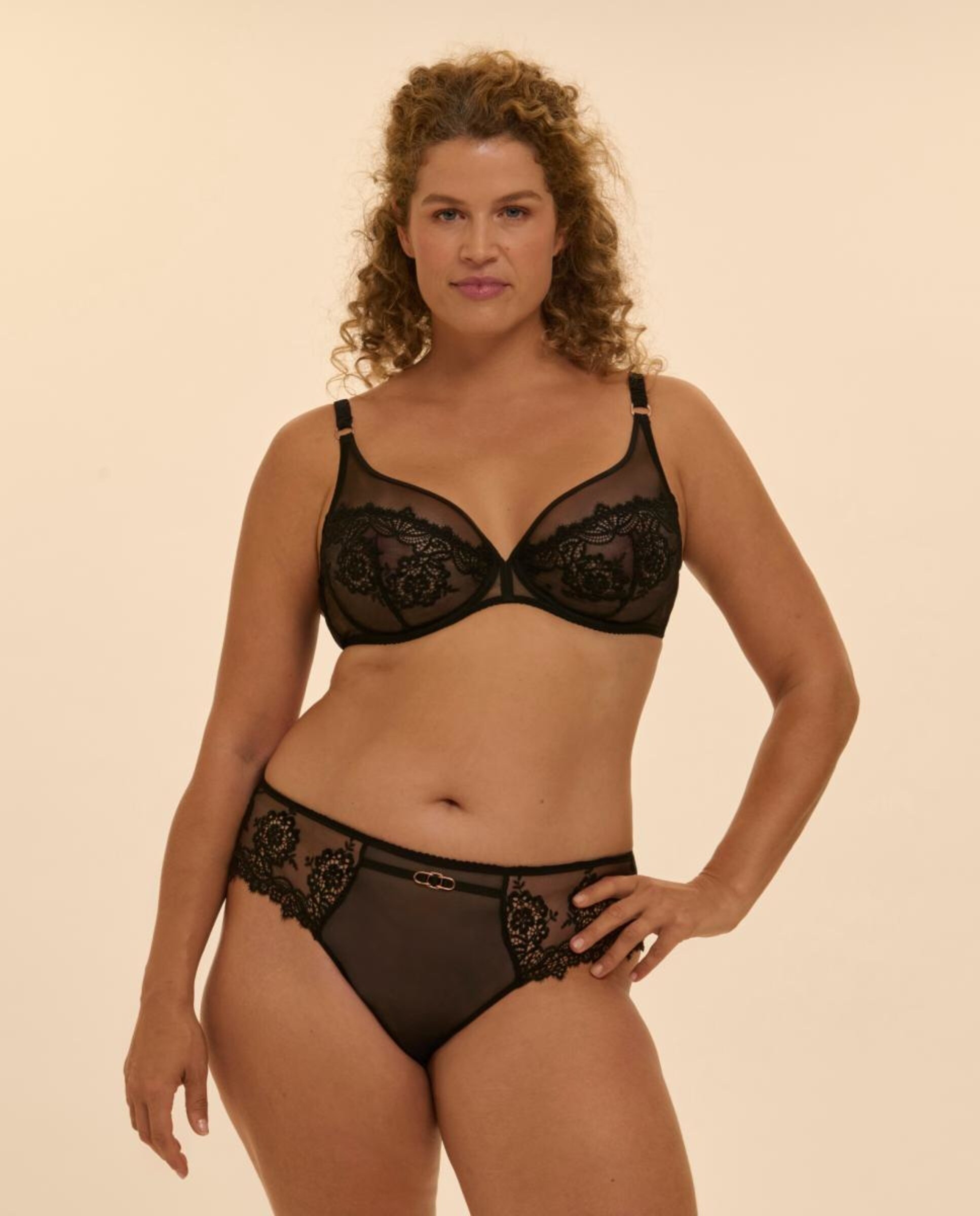 Sujetador con aros escote profundo - Simone Pérèle - Negro Negro-8