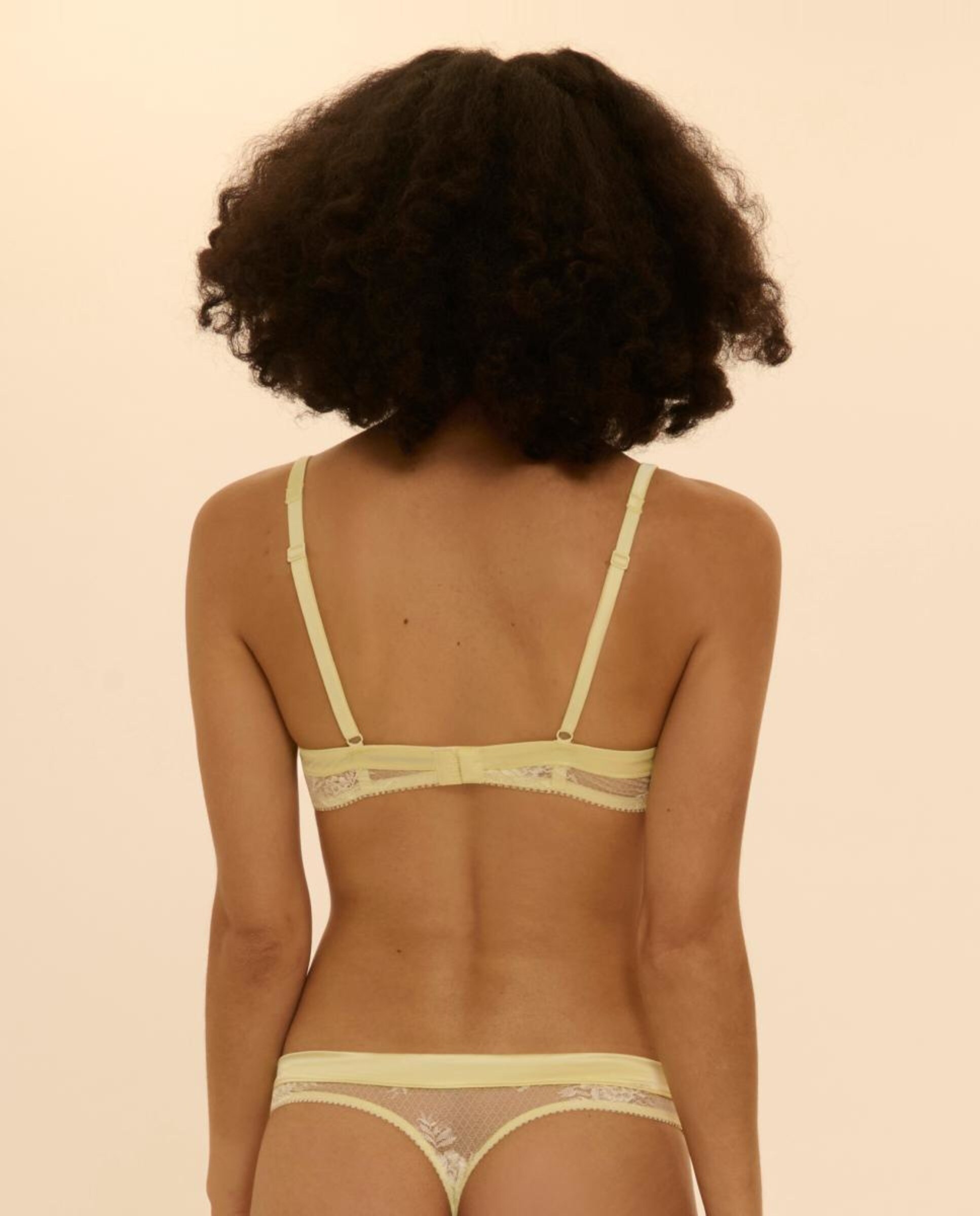 Soutien com Aros Balconette Amarelo-3
