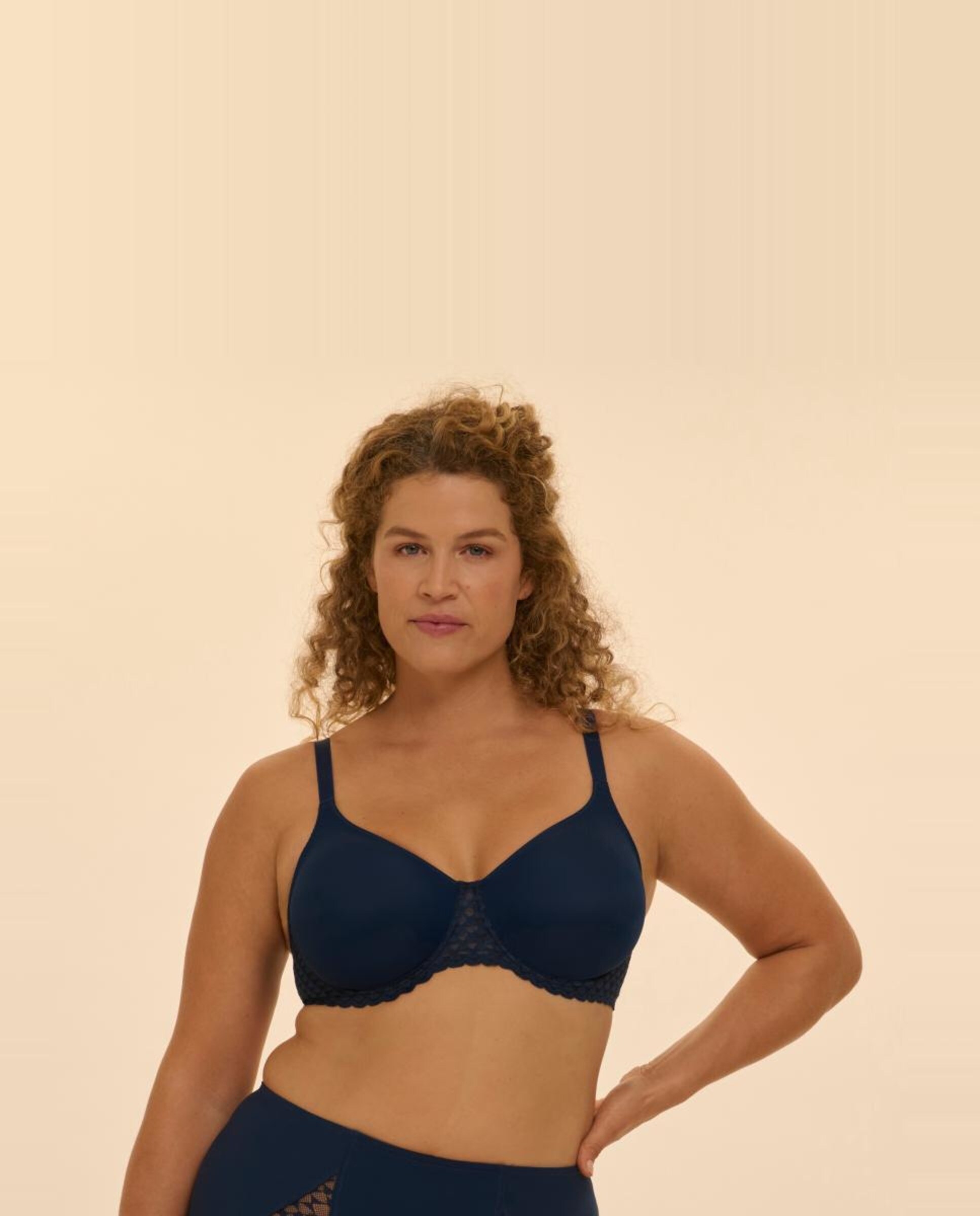 Sujetador con aros preformado control - Simone Pérèle - Azul Azul-1
