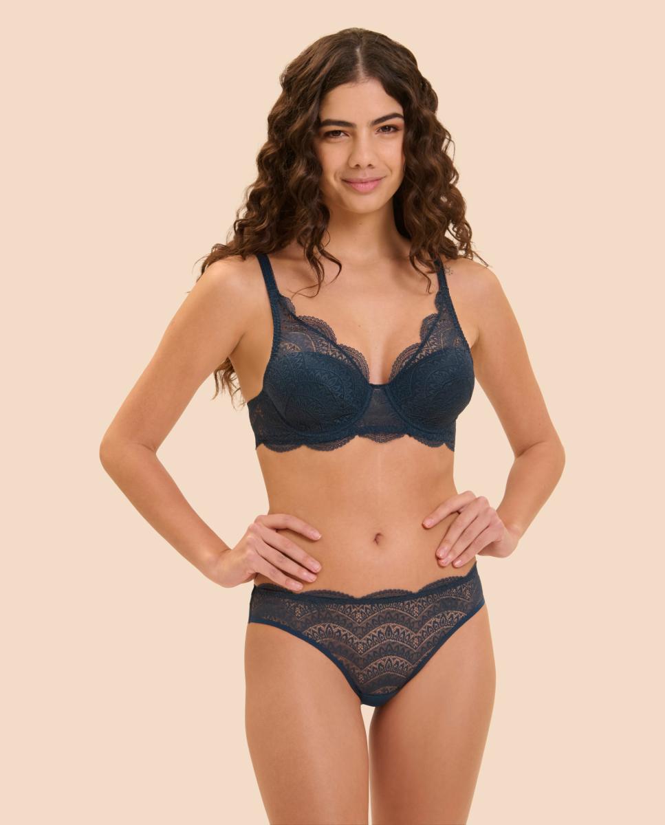 Sujetador Con Aros Padding 3D - Simone Pérèle - Azul marino Azul marino-3