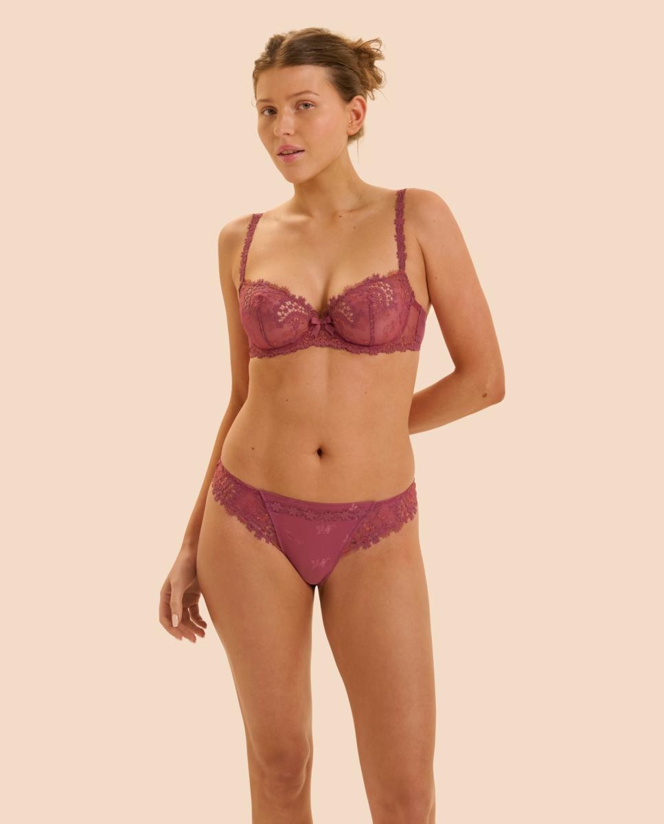 Soutien com Aros Balconette Rosa-4