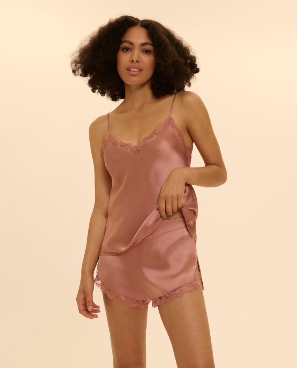 Top com Bordados Rosa-4