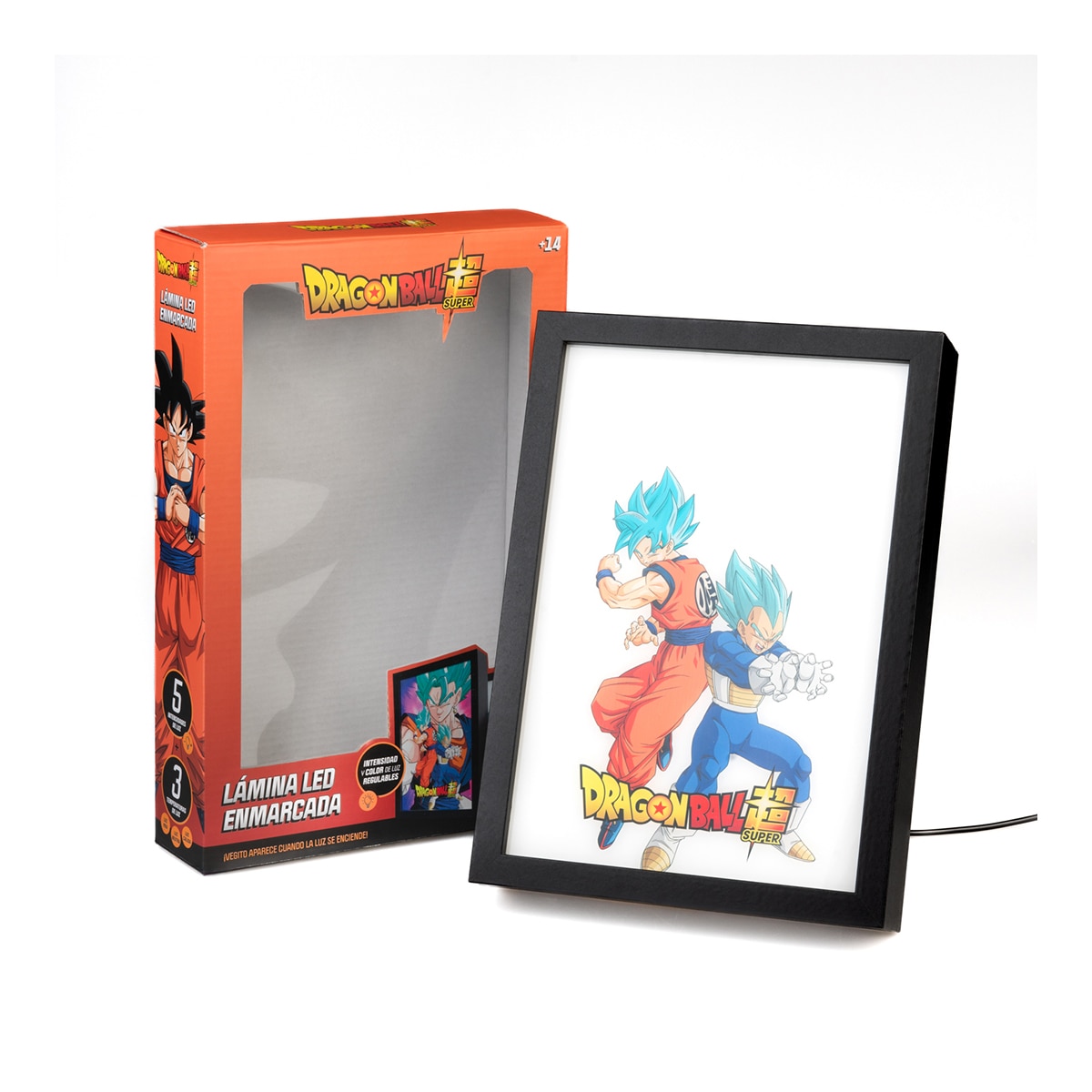 Lámina Marco Led Dragon Ball Super Dragon Ball Grupo Erik 3