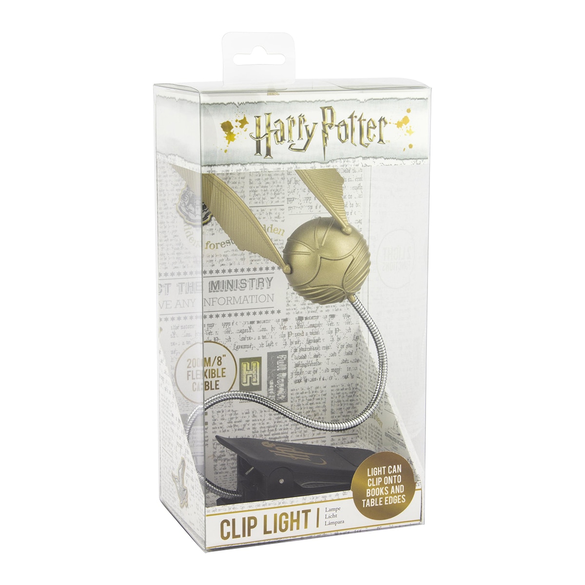Lámpara Flexo Harry Potter Snitch Dorada Dorado-3