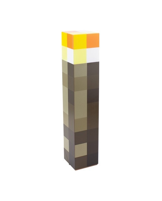 Candeeiro 3D Tocha para Mesa/Parede Minecraft 1