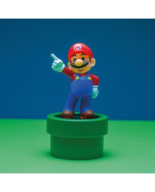 Candeeiro 3D Mario Tubagem Mario Bros 3