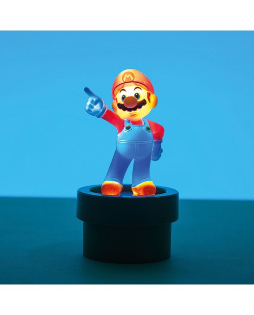 Candeeiro 3D Mario Tubagem Mario Bros 4