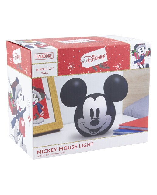 Candeeiro 3D Cabeça Mickey Mouse Disney 3