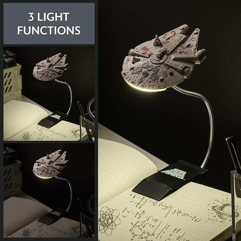 Candeeiro livro Halcón Milenario Star Wars 3