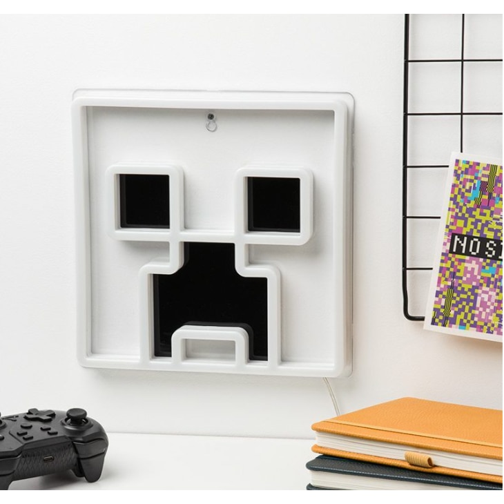 Candeeiro LED neón Creeper Minecraft 2